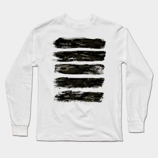 Dark camouflage pattern Long Sleeve T-Shirt